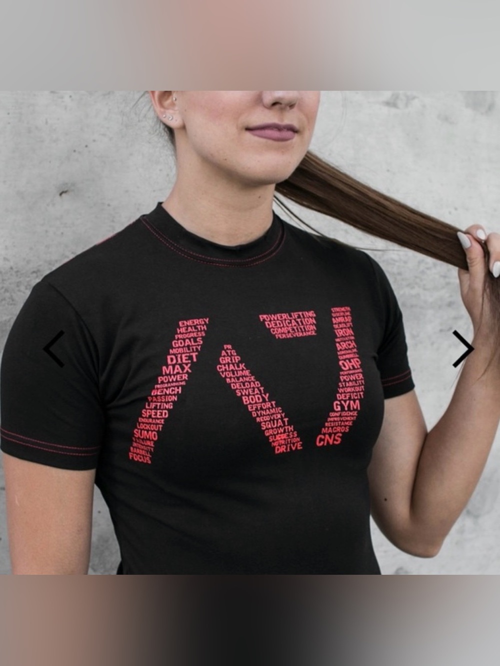 A7 BAR GRIP SHIRT IN BLACK AND RED
